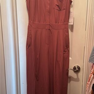 Athleta Mauve Maxi Jumpsuit